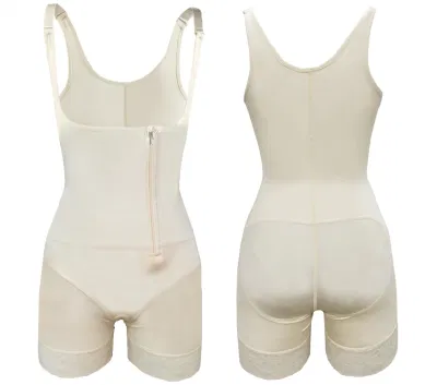 Plus Size Shapewear Três Gancho Bodysuit Levantador de Compressão Abdominal